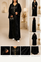 Kimono Noir Élégant